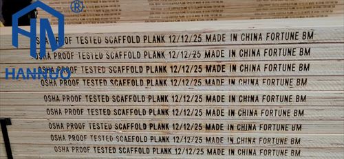 OSHA Standard LVL Scaffolding Boards For Construction