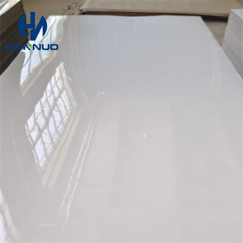 White Color HPL High Pressure Laminates High Glossy Board